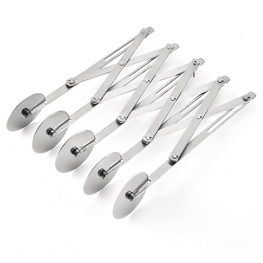 5-Wheel pasta cutter white background